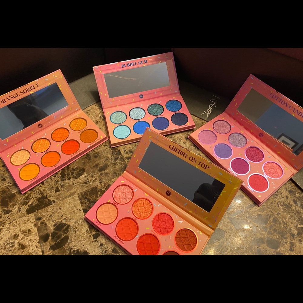Lot of 4 BH Cosmetics Sweet Shoppe Eyeshadows